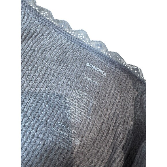 New Women's Sonoma Goods Pajama Rib Tank Top And Pajama Shorts Sleep Set L/XXL - Picture 10 of 15